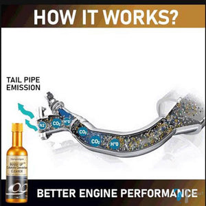 Engine Booster and Catalytic Converter Cleaner  -  compatible Gasoline and Diesel