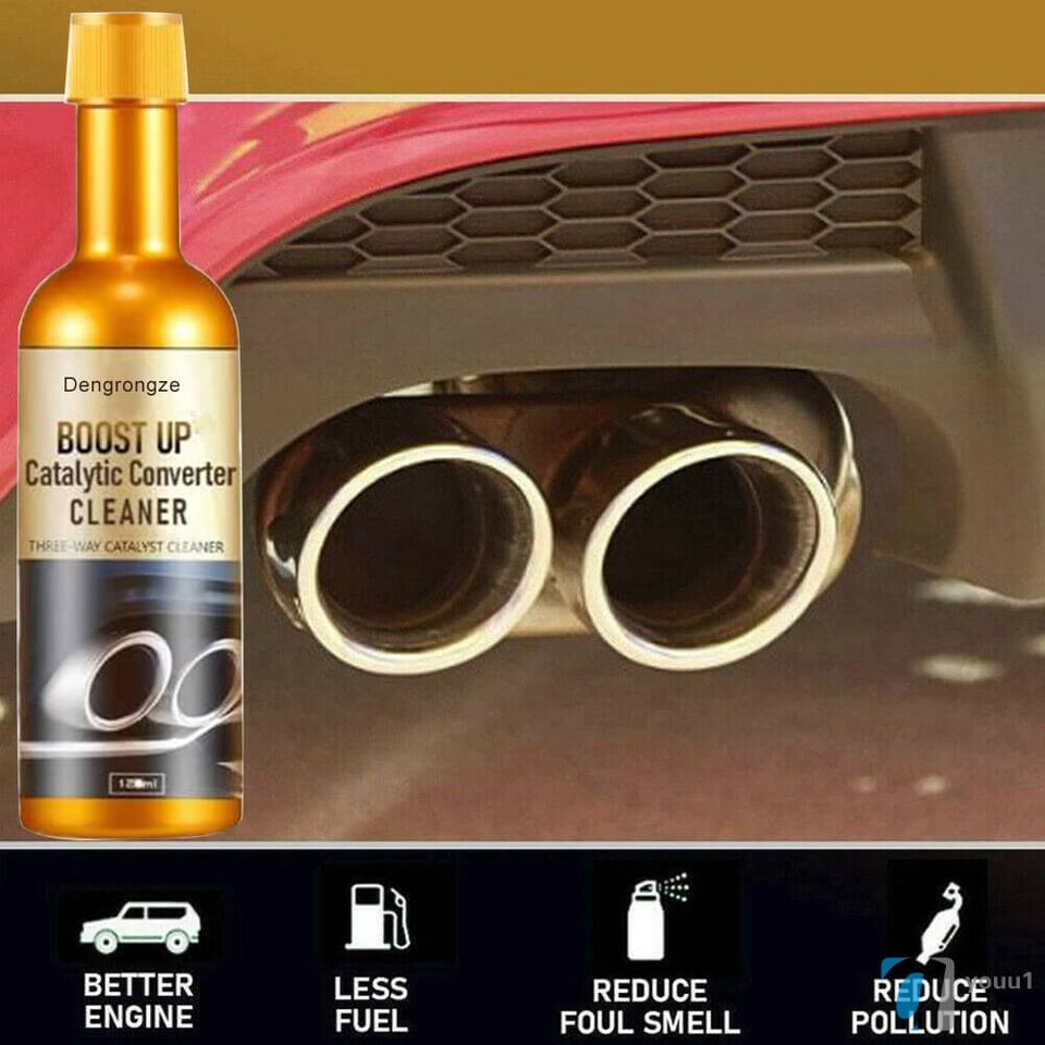 Engine Booster and Catalytic Converter Cleaner  -  compatible Gasoline and Diesel